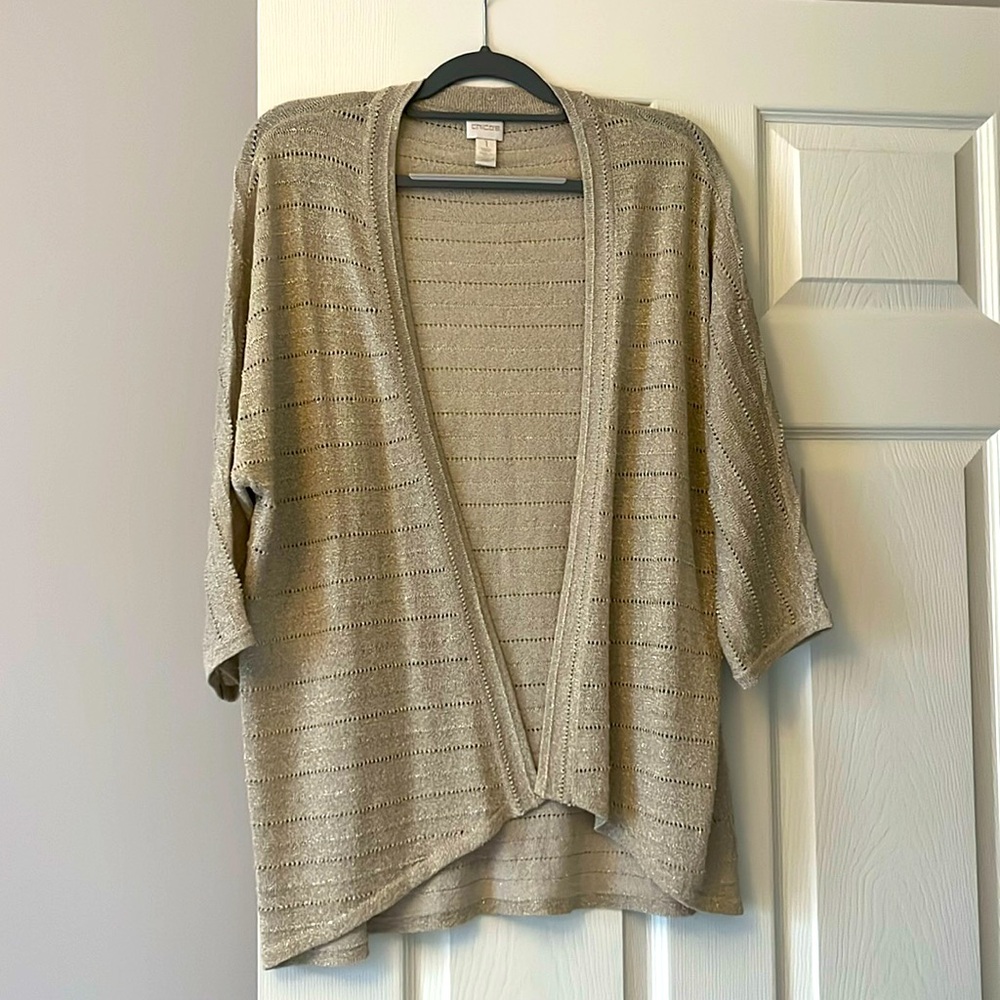 Chicos open face sweater